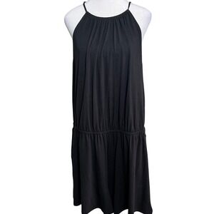 NWT Old Navy Black Sleeveless Halter Neck Romper‎ Jumpsuit Dressy Casual Size 2X
